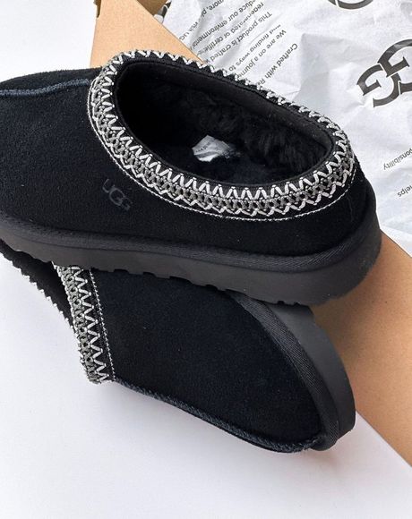 BRAND NEW UGG TASMAN WOMEN’S SLIPPERS BLACK W7/EUR38 - Picture 6 of 6